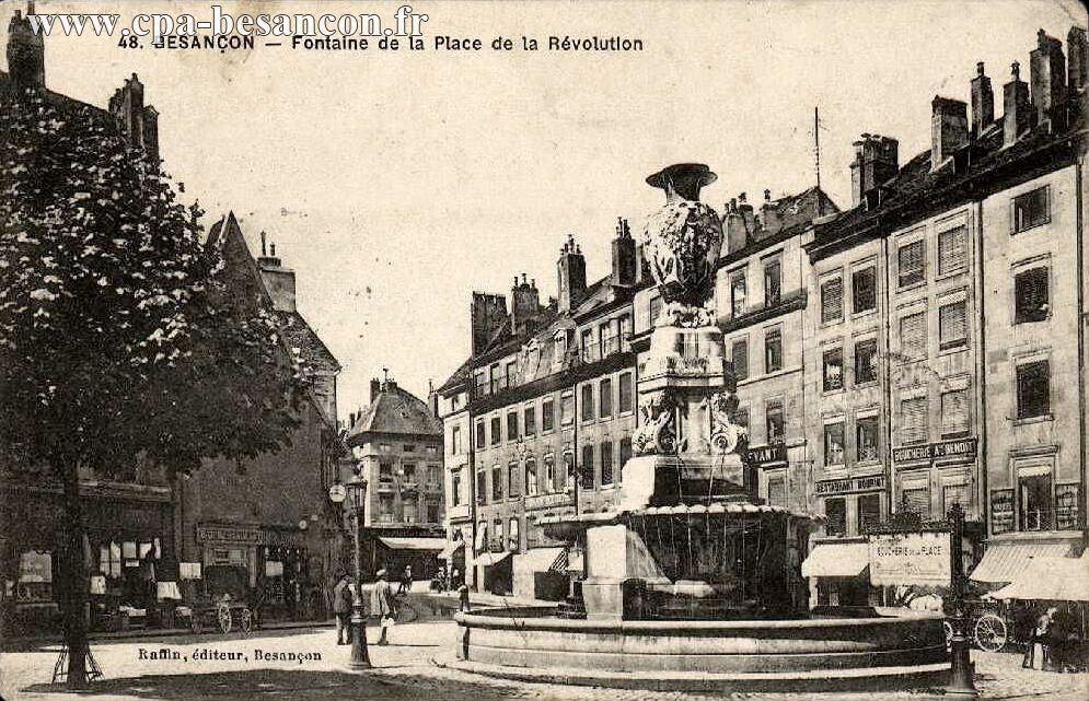 48. BESANÇON - Fontaine de la Place de la Révolution